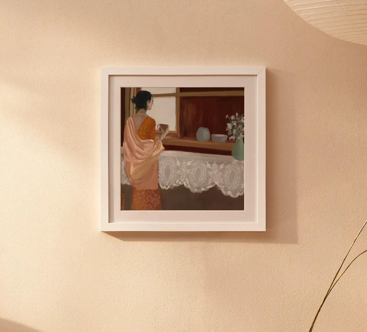 Ochtendstilte poster van OSHEENSGALLERY