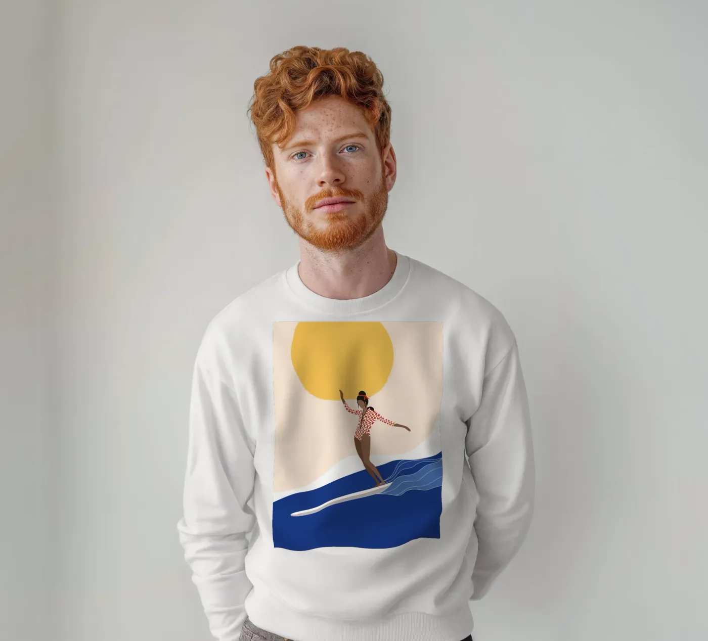 Mare, surf e sole felpa da Tamsen Design