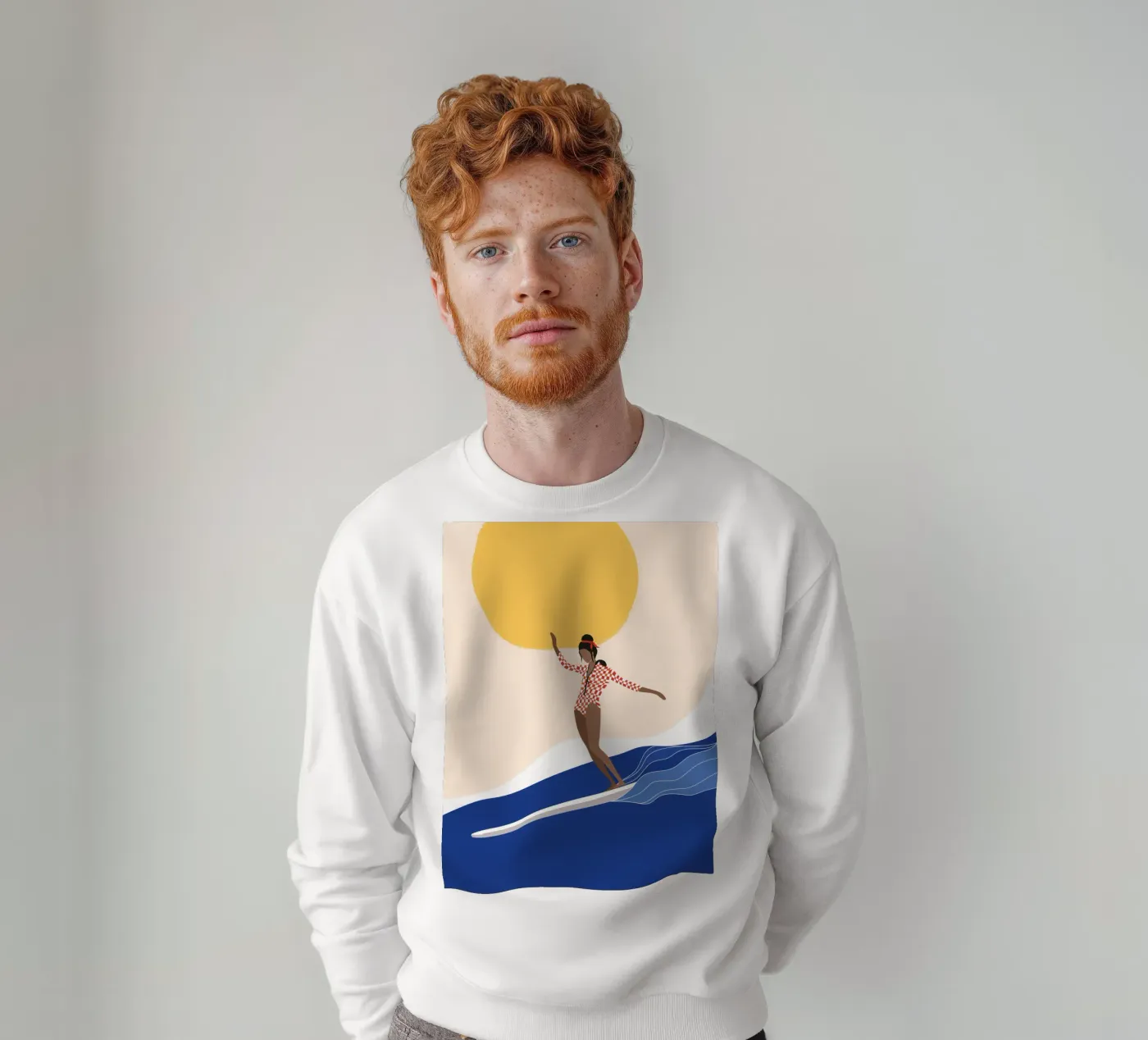 Mare, surf e sole felpa da Tamsen Design