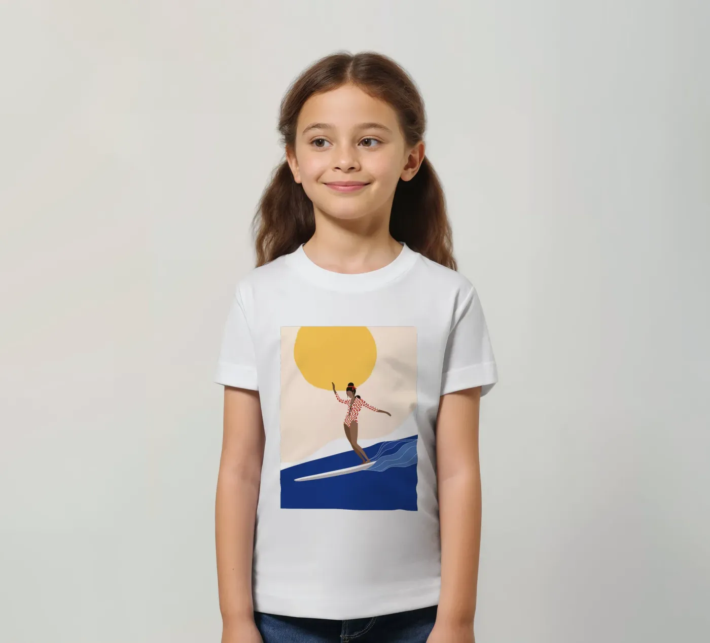 Mare, surf e sole t-shirt bambini da Tamsen Design
