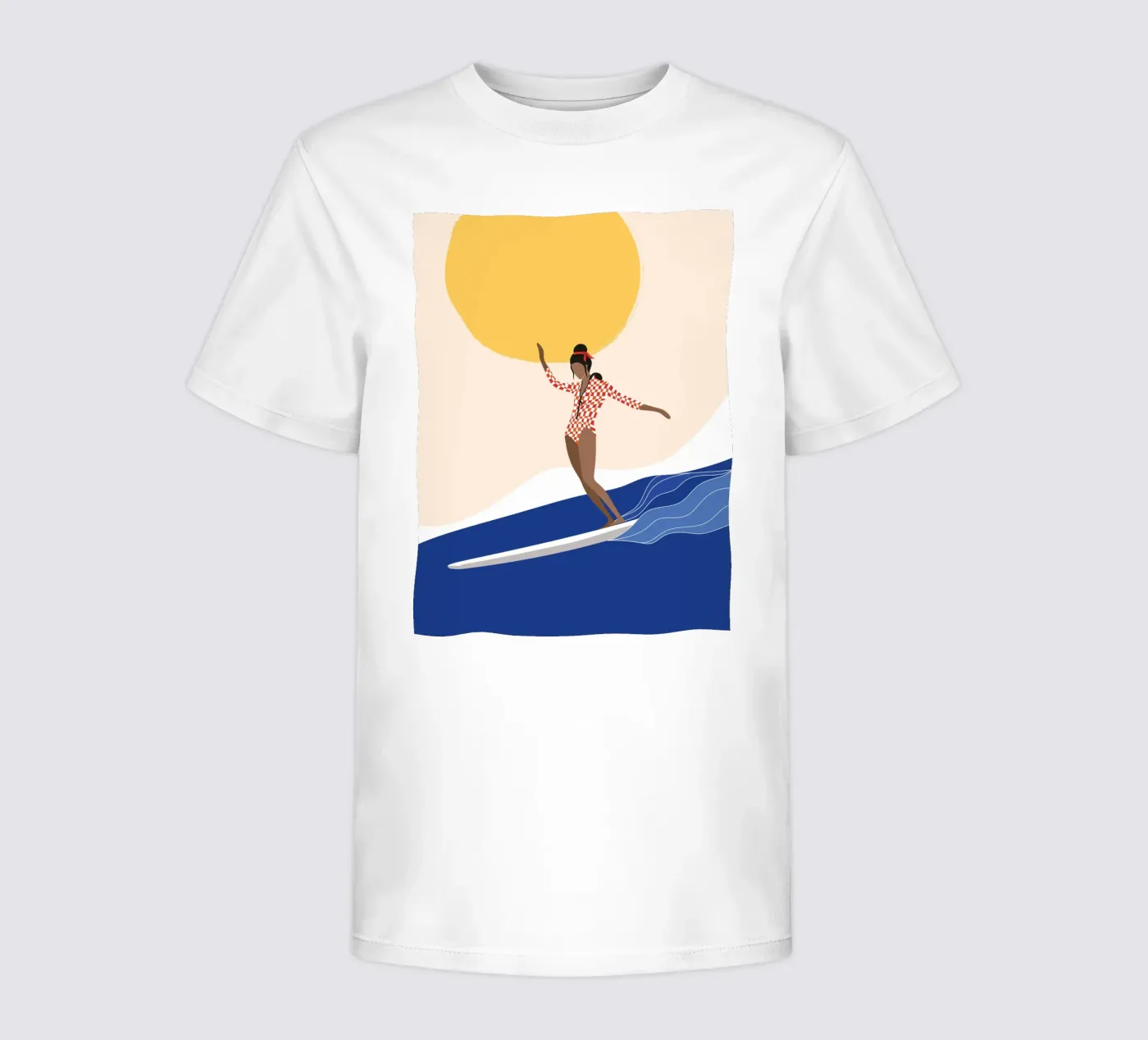 Mare, surf e sole t-shirt bambini da Tamsen Design
