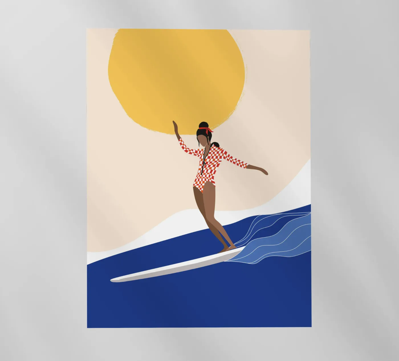 Mare, surf e sole pellicola backlit da Tamsen Design