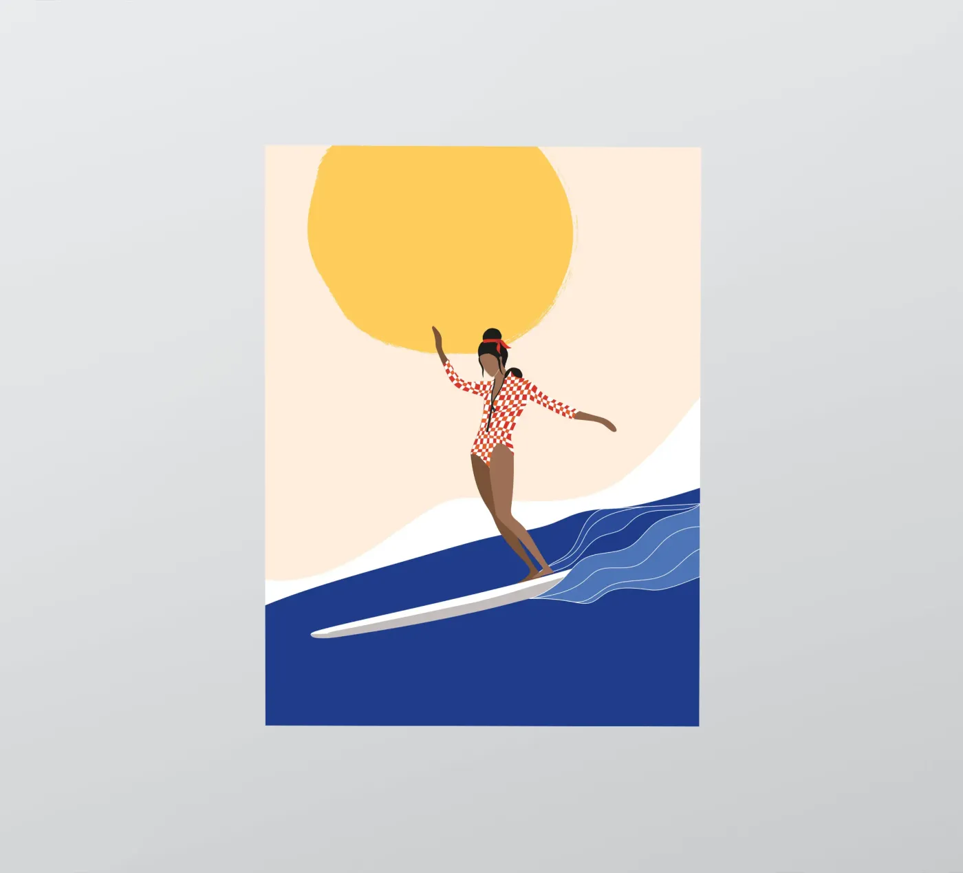 Mare, surf e sole adesivo da Tamsen Design