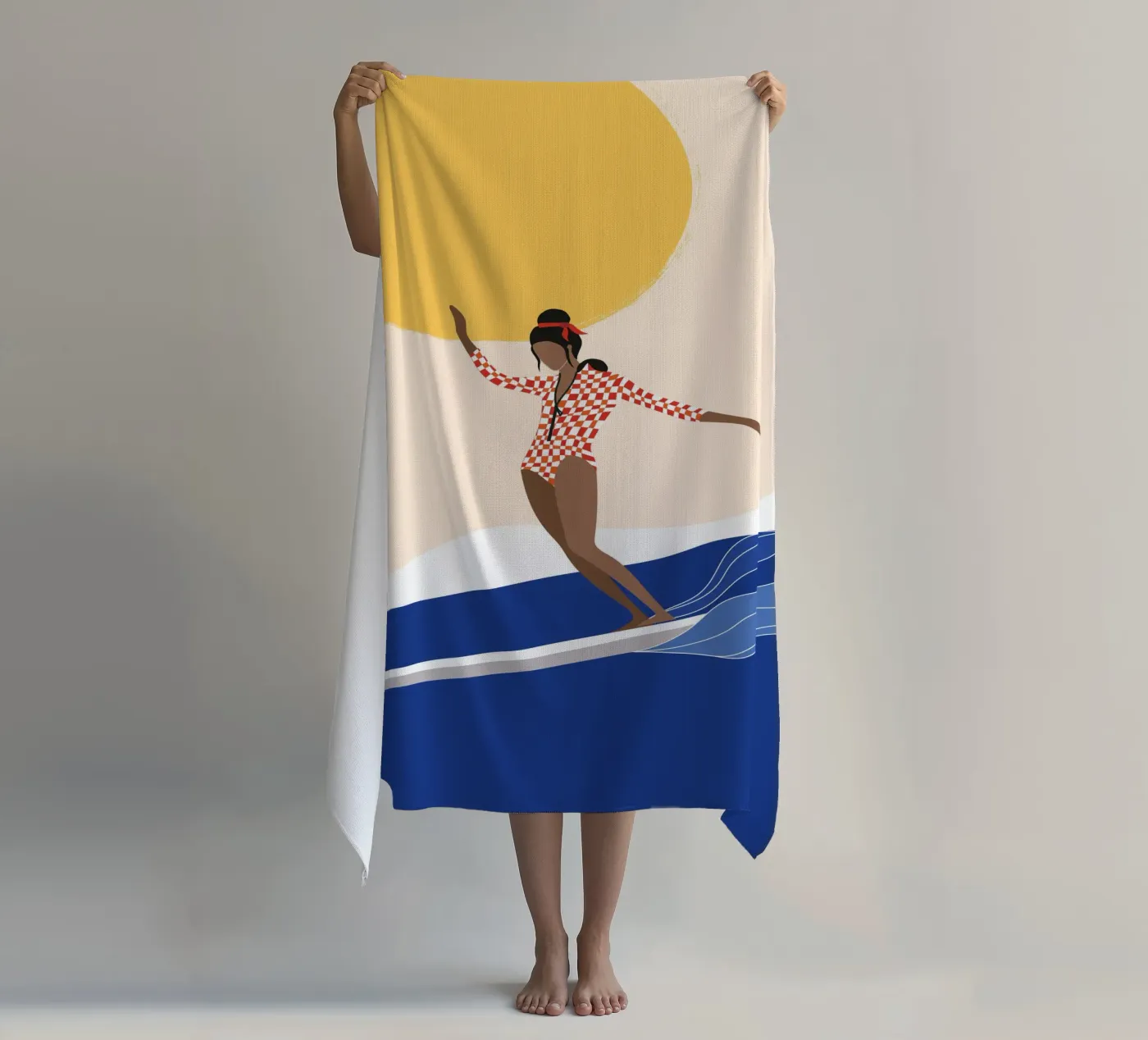 Sea, Surf & Sun beach towel by Tamsen Design