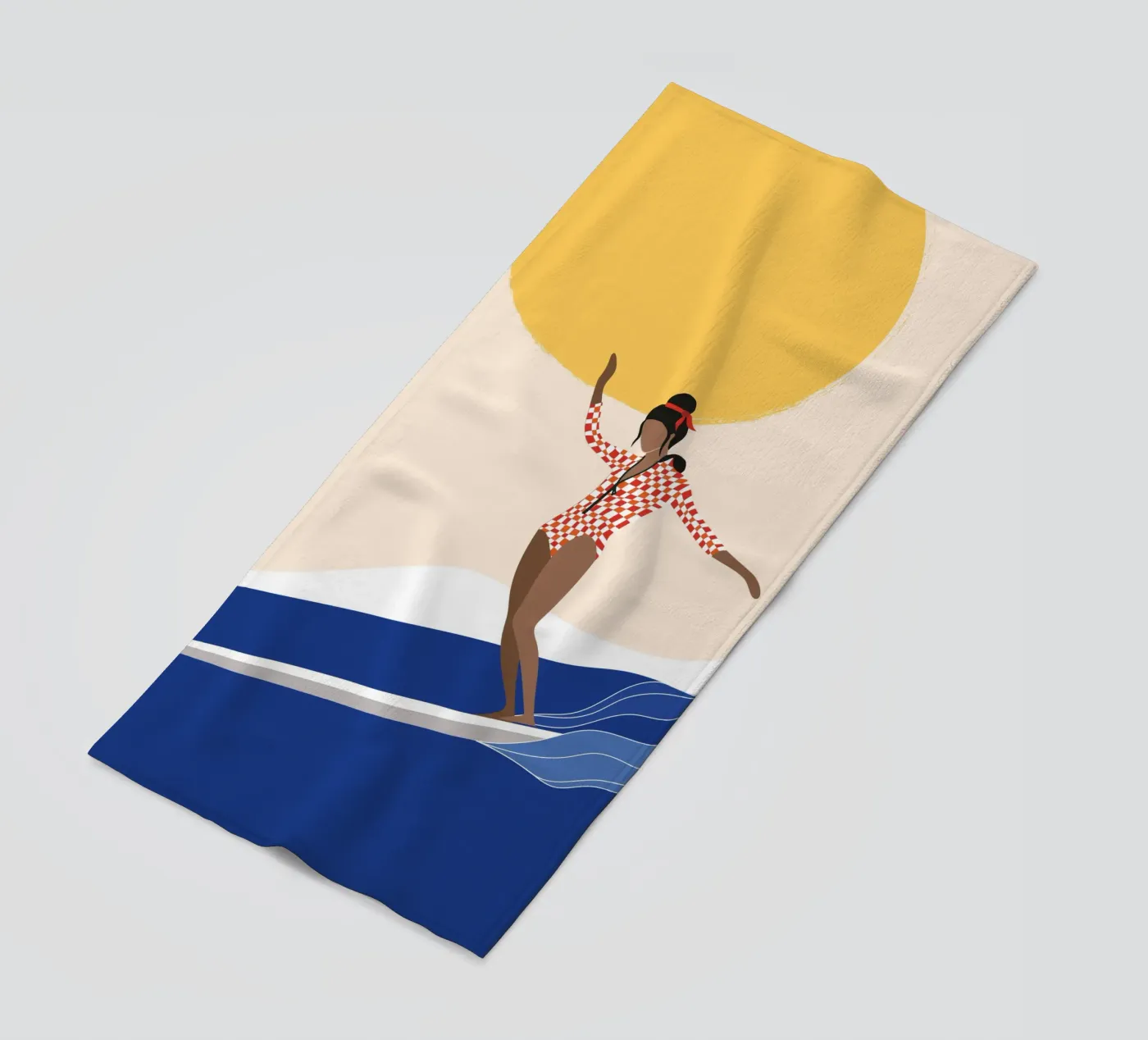 Mare, surf e sole telo mare da Tamsen Design