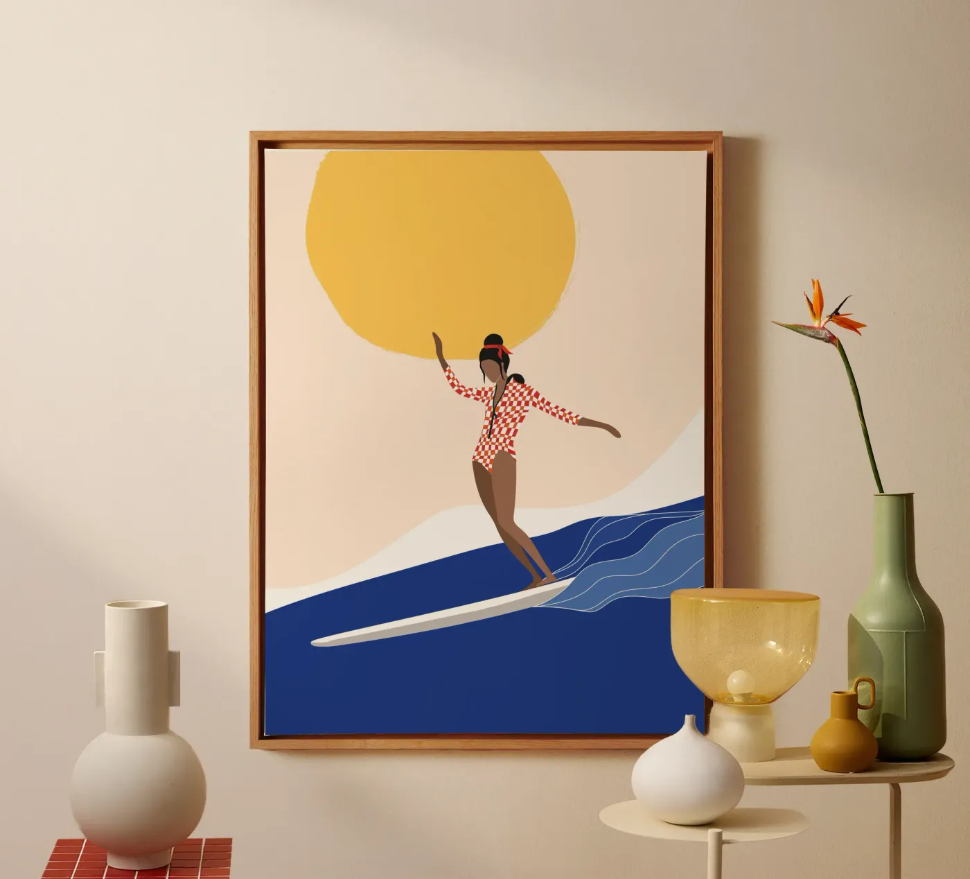Mare, surf e sole tela da Tamsen Design