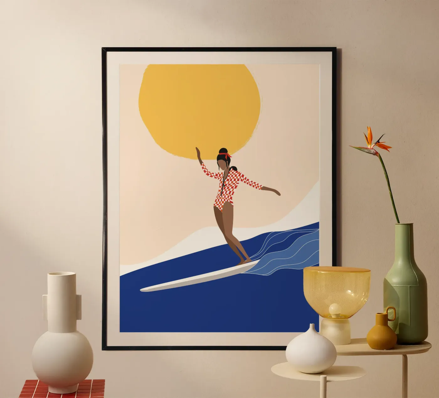 Mare, surf e sole poster da Tamsen Design