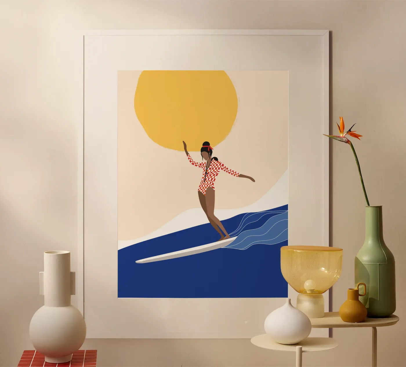 Mare, surf e sole poster da Tamsen Design
