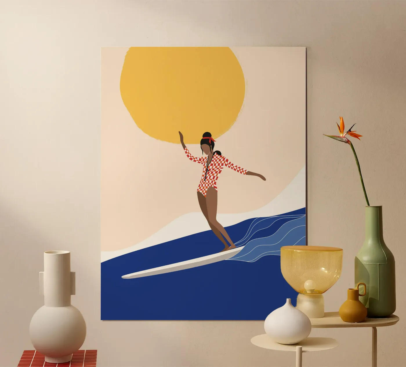 Mare, surf e sole poster da Tamsen Design