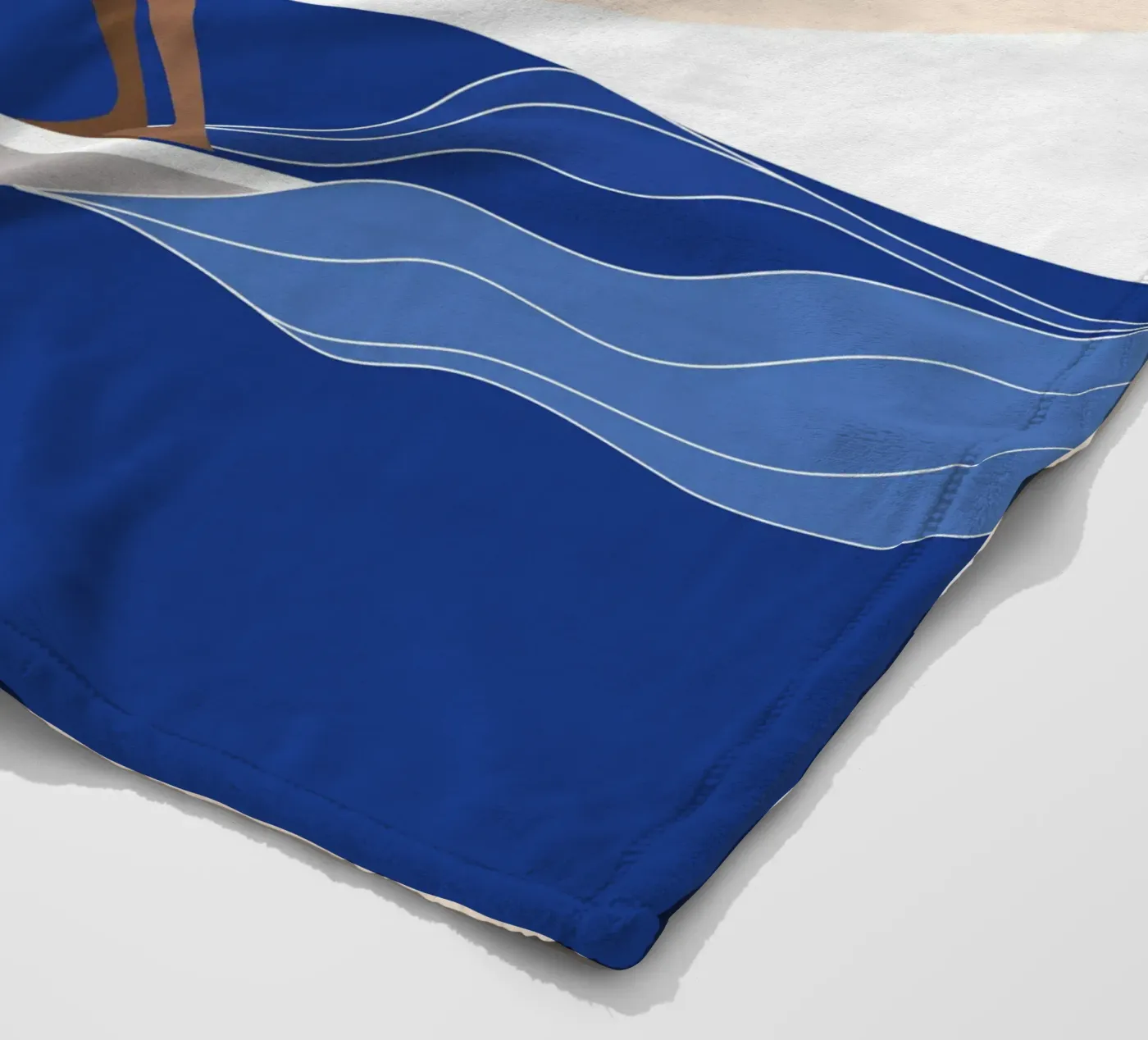 Mare, surf e sole coperta in pile da Tamsen Design