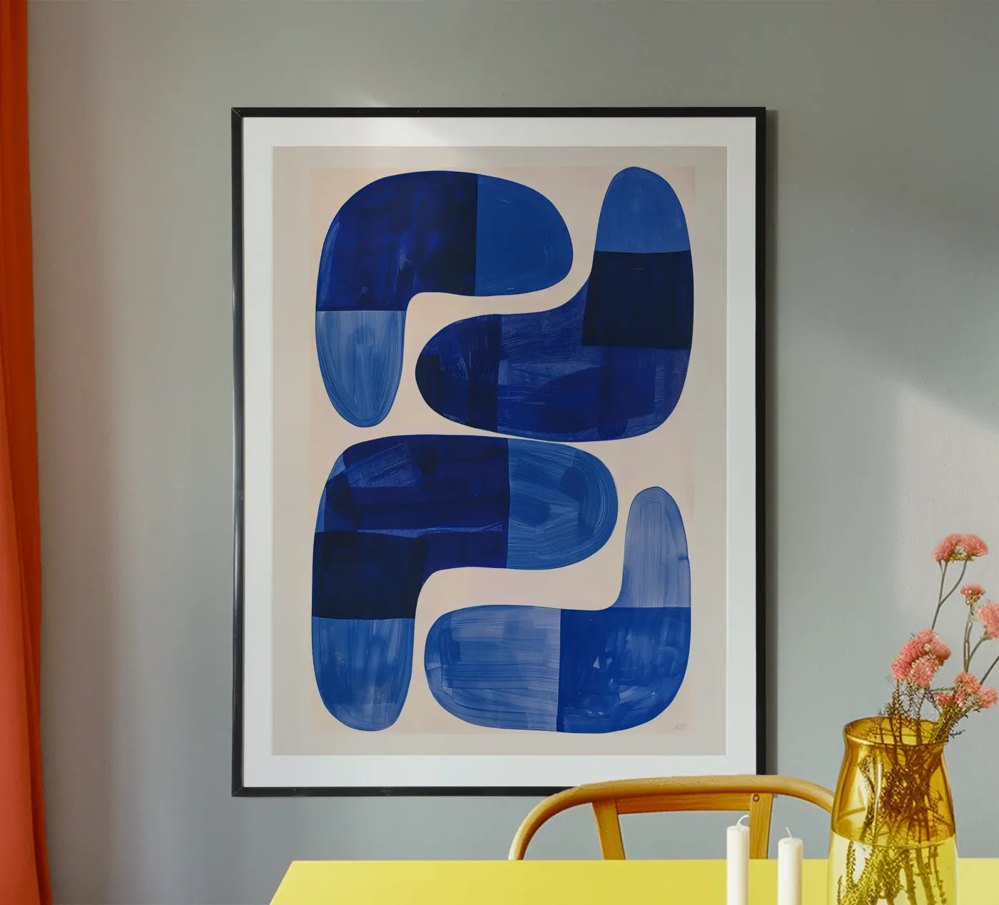 Indigo Forms poster by Hugo