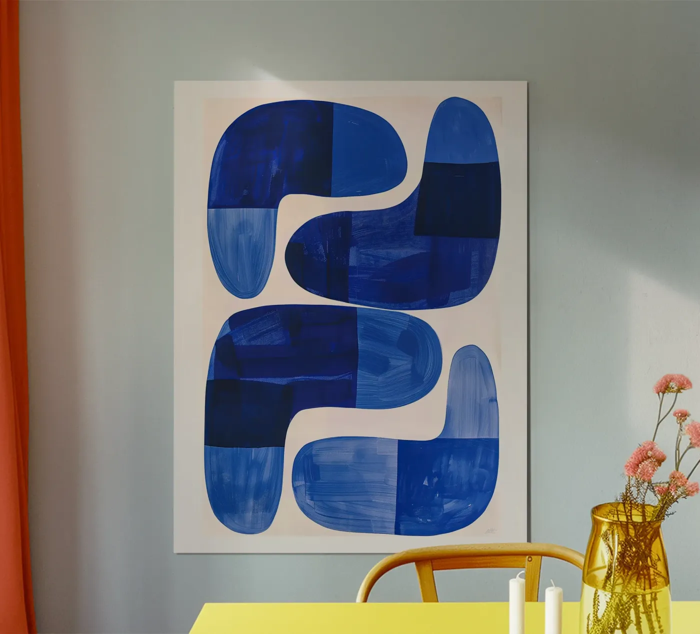 Indigo Forms poster by Hugo