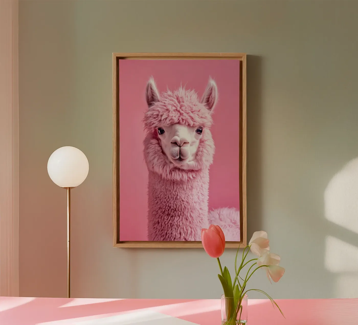 Alpaca canvas by Art Unleashed