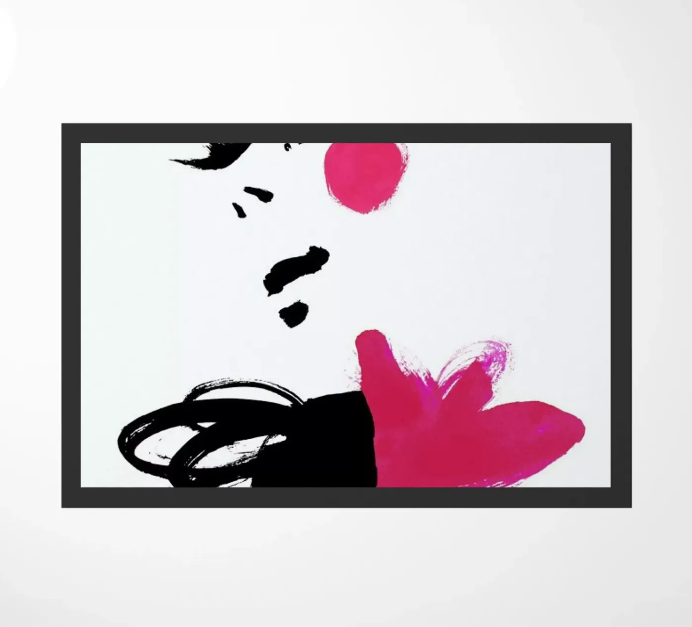 Pink Fußmatte von Ekaterina Koroleva