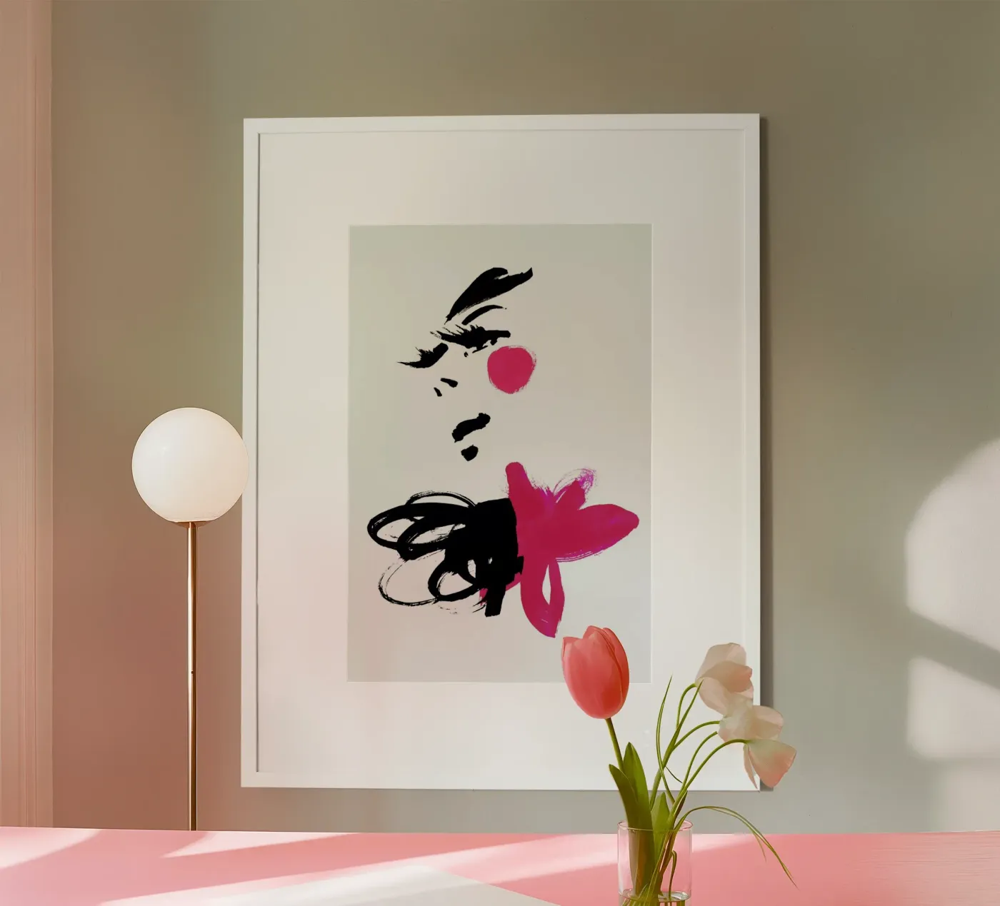 Pink Poster von Ekaterina Koroleva