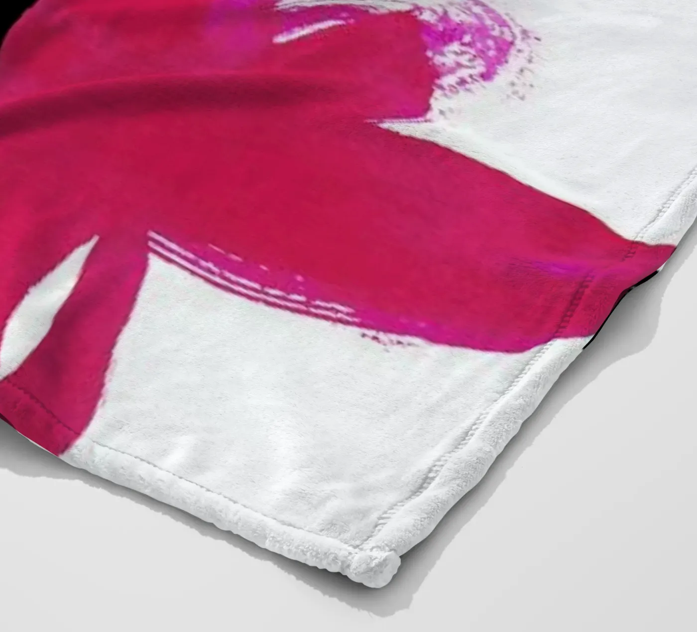 Pink fleecedeken van Ekaterina Koroleva