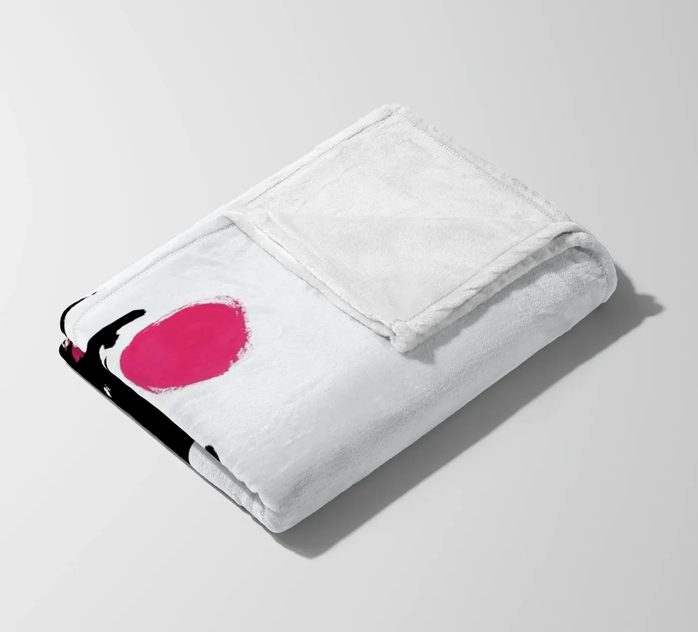 Pink fleecedeken van Ekaterina Koroleva