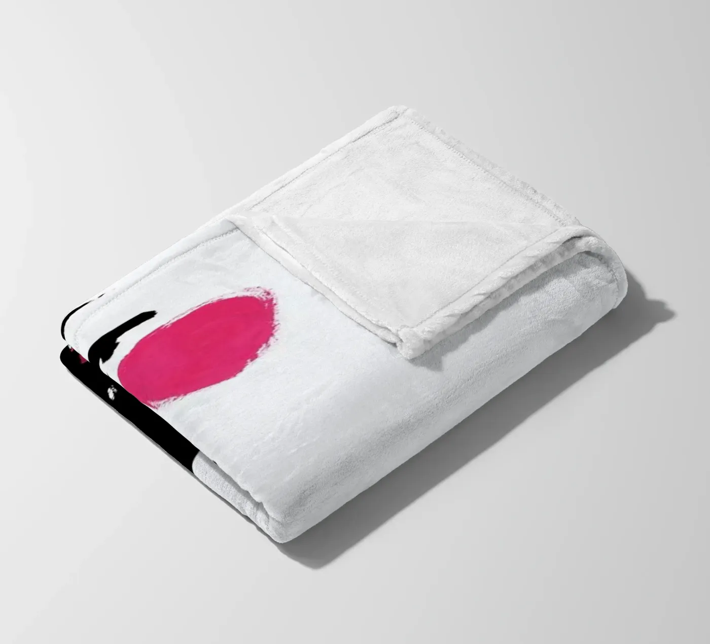 Pink fleecedeken van Ekaterina Koroleva