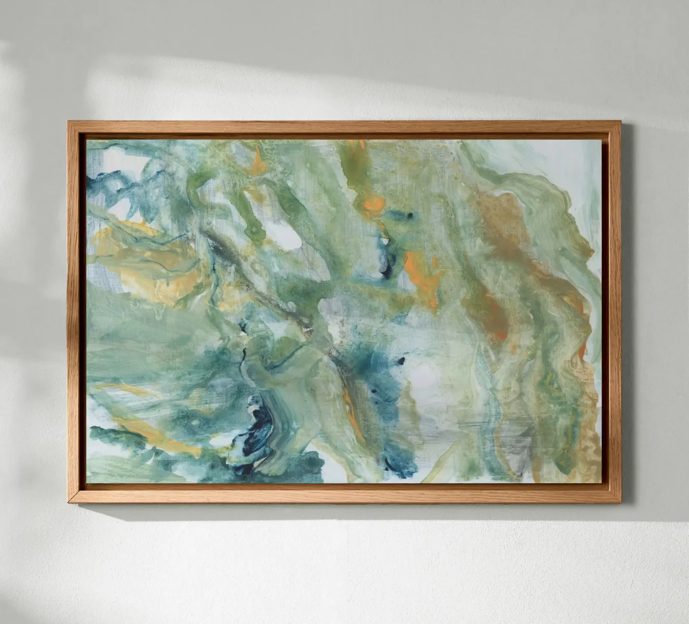 Blue Abstract Forms forex plate by Cartissi
