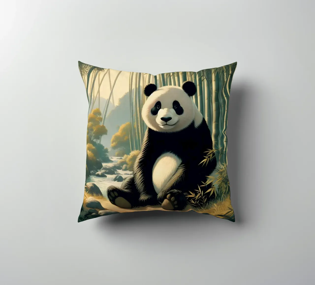 PANDA cuscino da RUBIANT ART