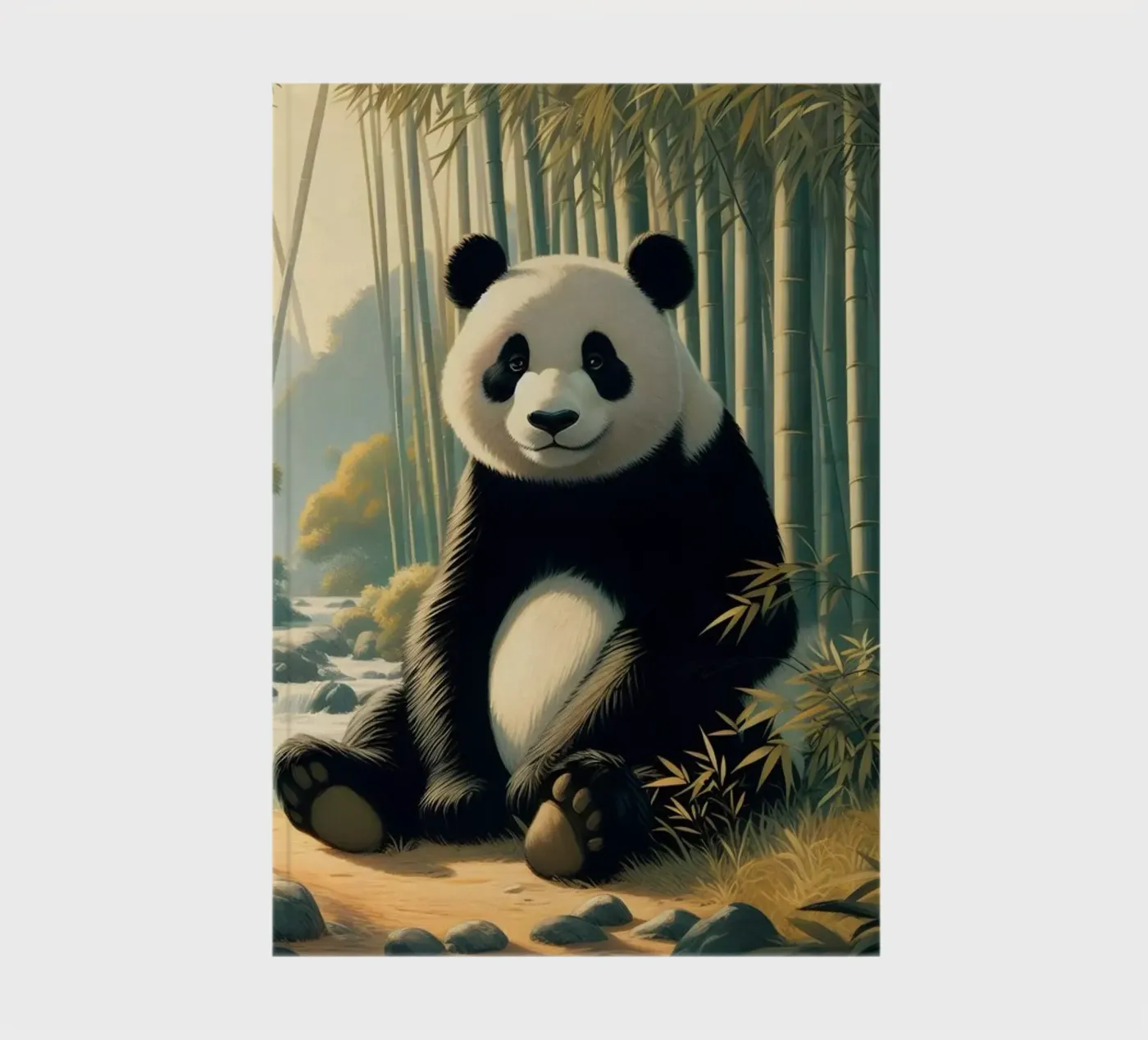 PANDA notebook by RUBIANT ART