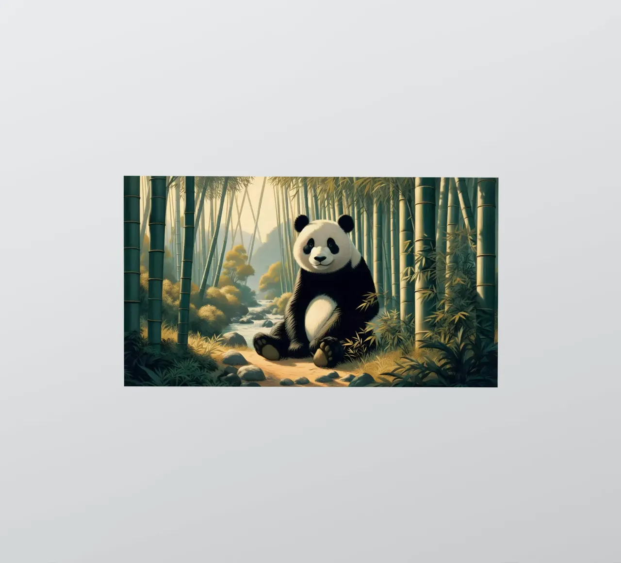 PANDA autocollant de RUBIANT ART
