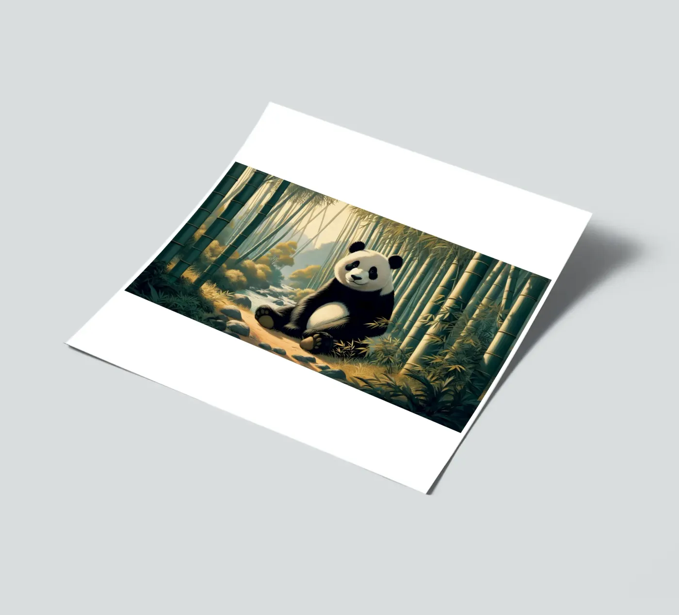 PANDA foglio adesivo da RUBIANT ART