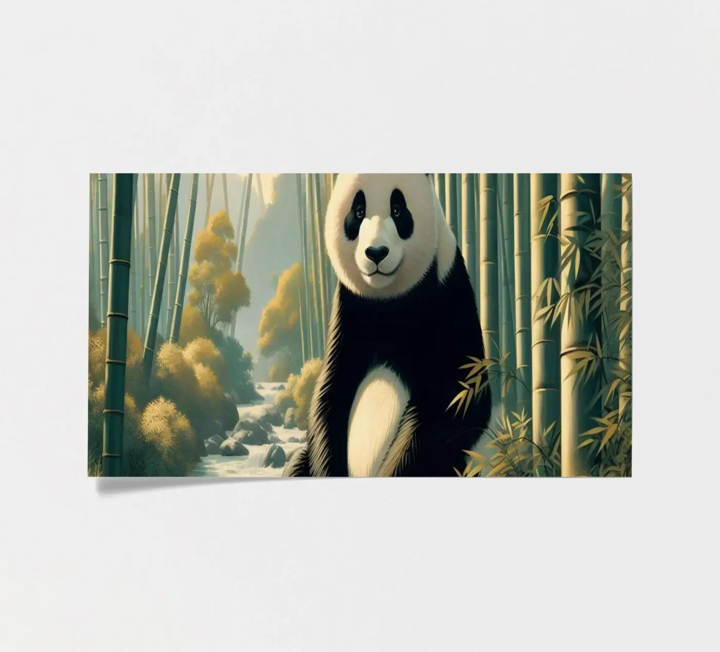 PANDA foglio adesivo da RUBIANT ART