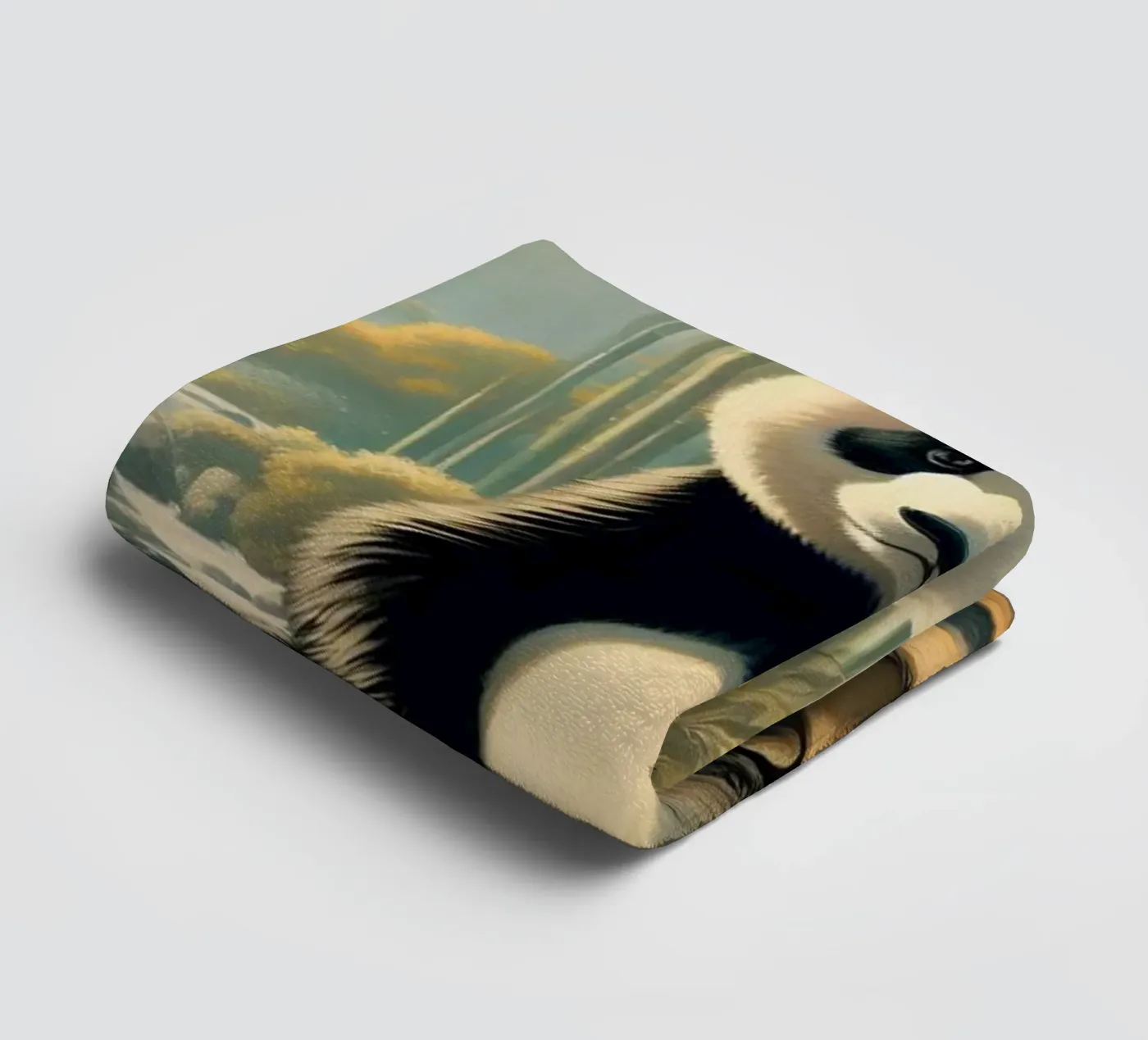 PANDA towel by RUBIANT ART
