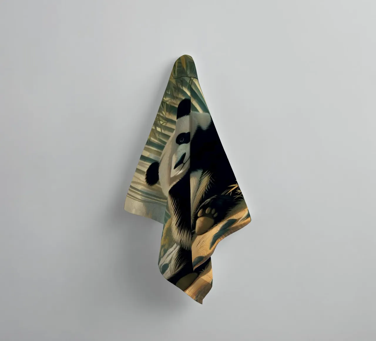 PANDA towel by RUBIANT ART