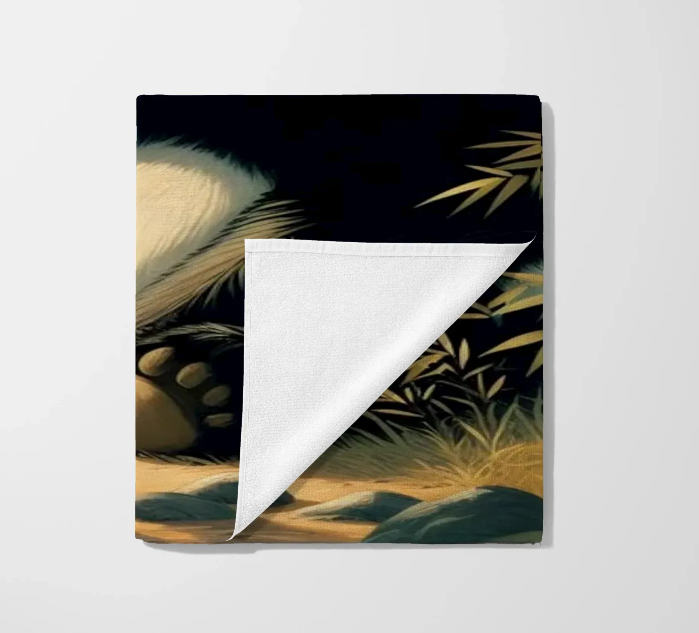 PANDA strandhanddoek van RUBIANT ART