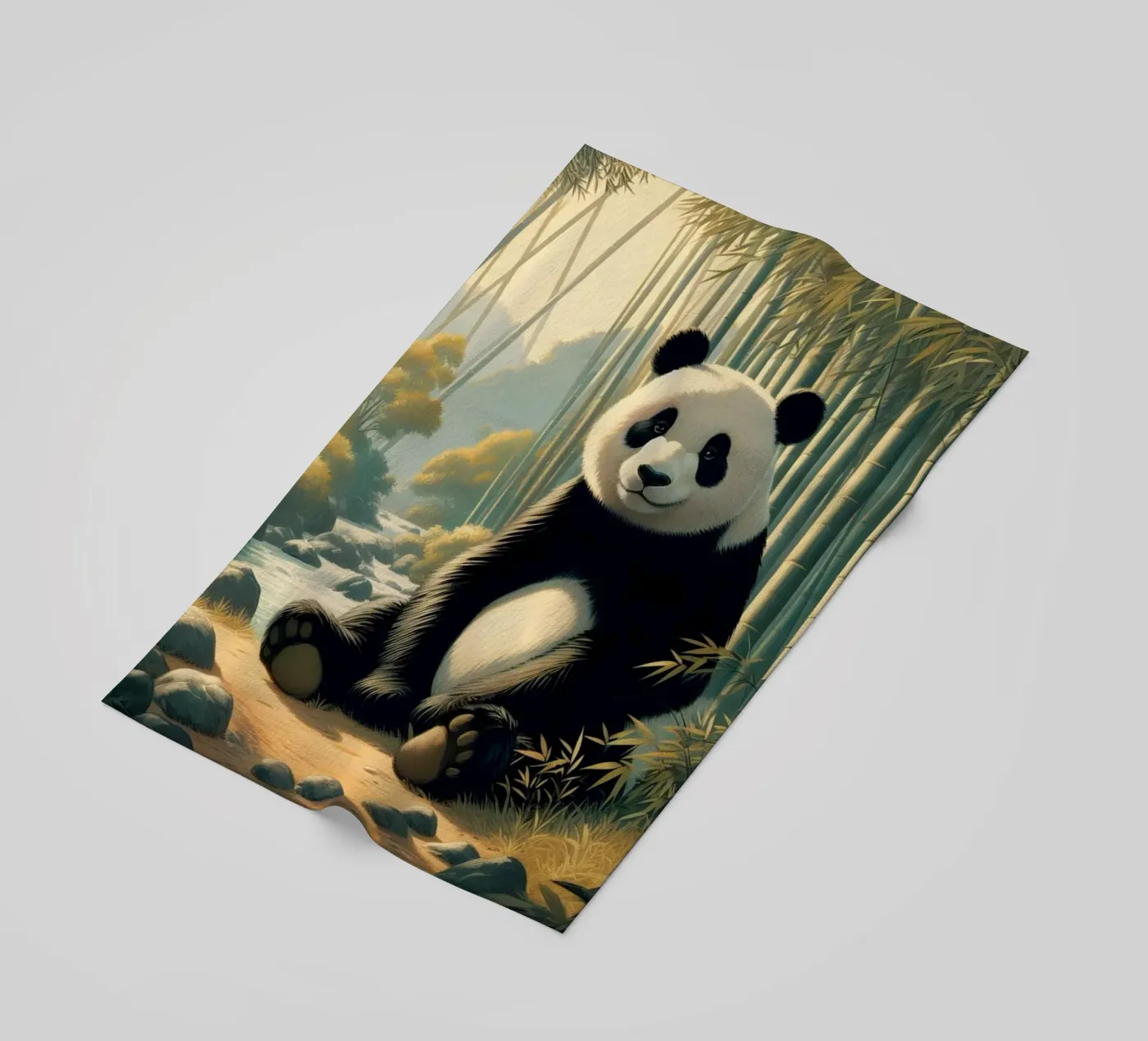 PANDA Strandtuch von RUBIANT ART
