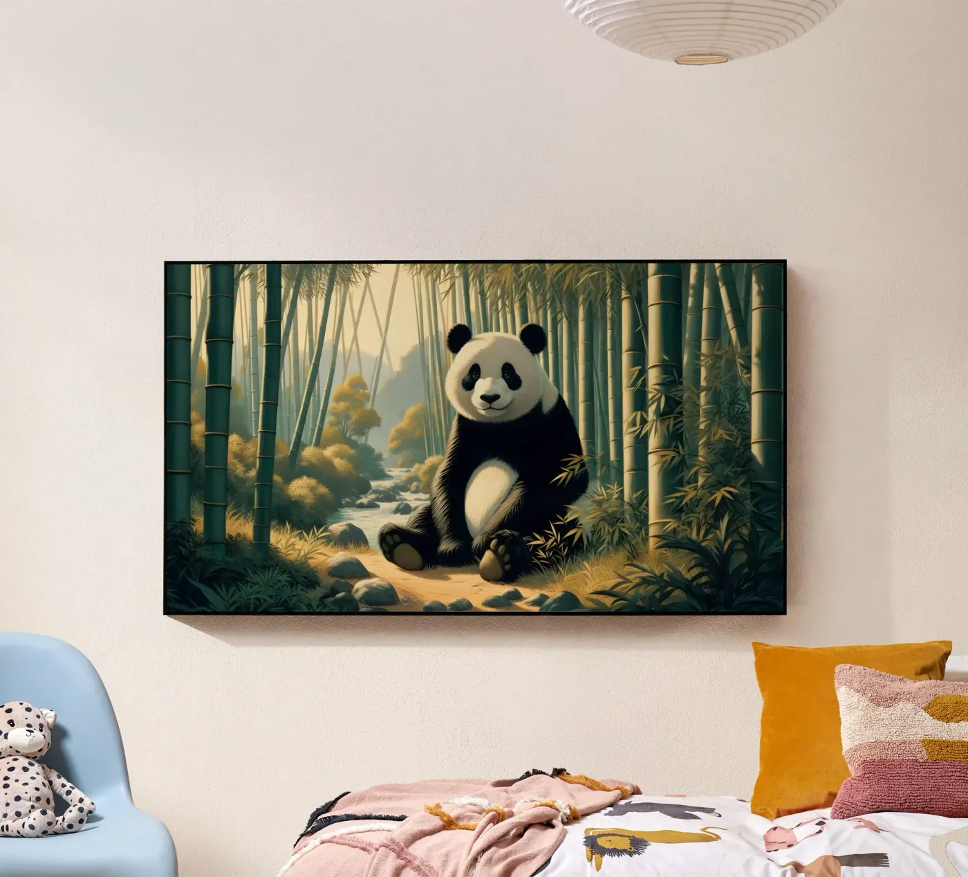 PANDA acrylic glass by RUBIANT ART