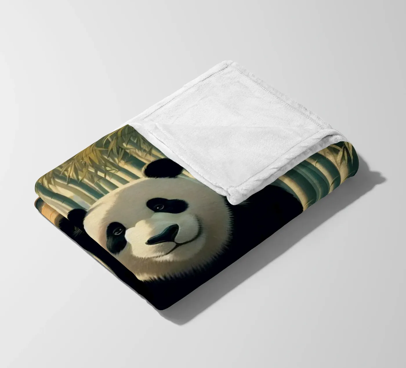 PANDA Fleecedecke von RUBIANT ART