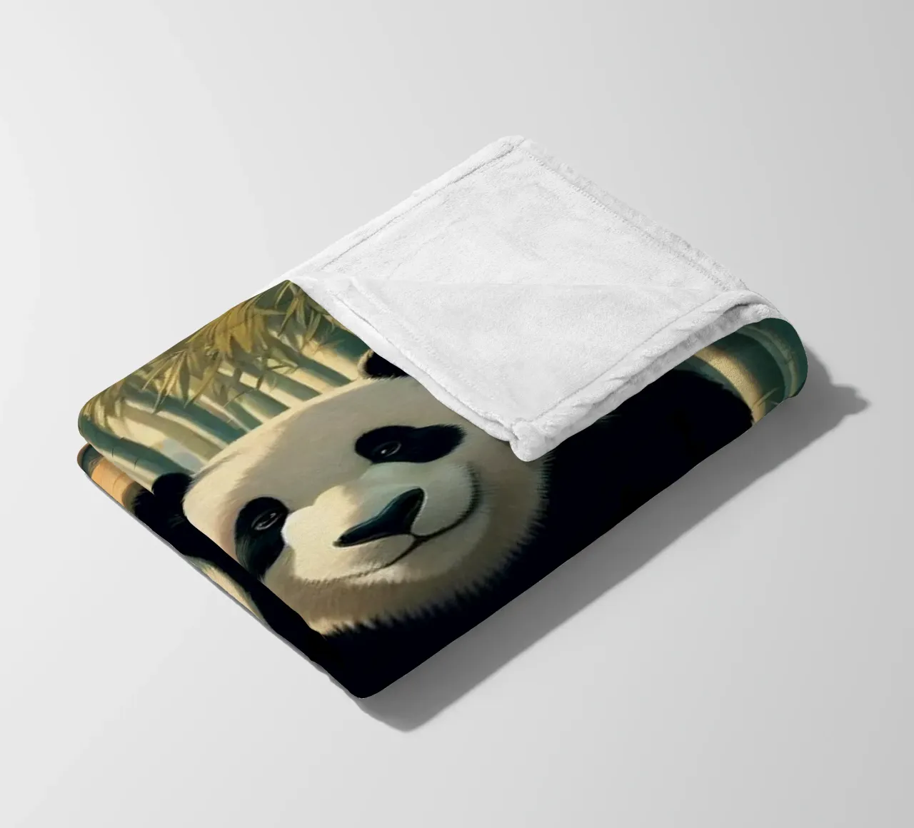 PANDA Fleecedecke von RUBIANT ART