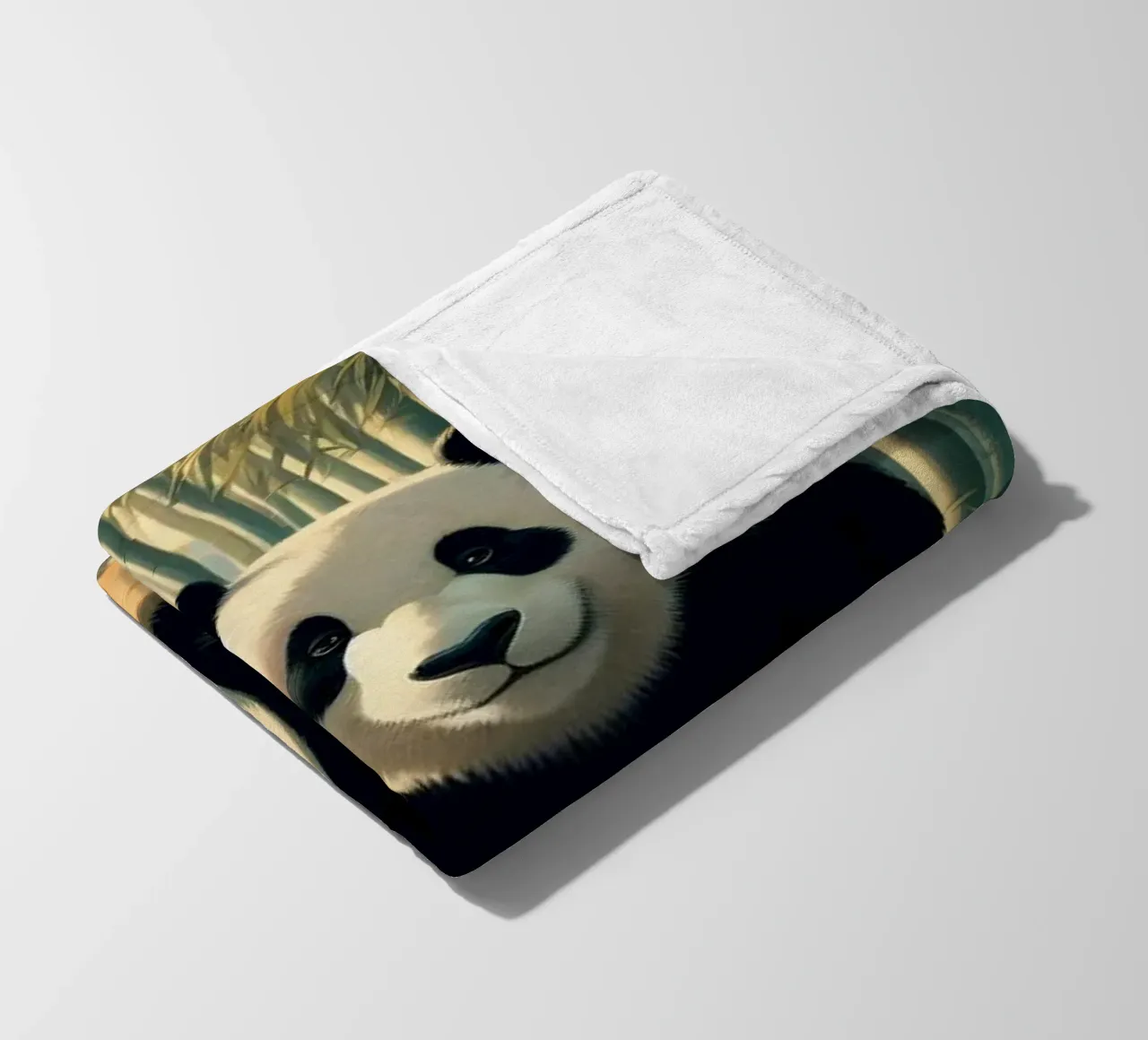 PANDA Fleecedecke von RUBIANT ART