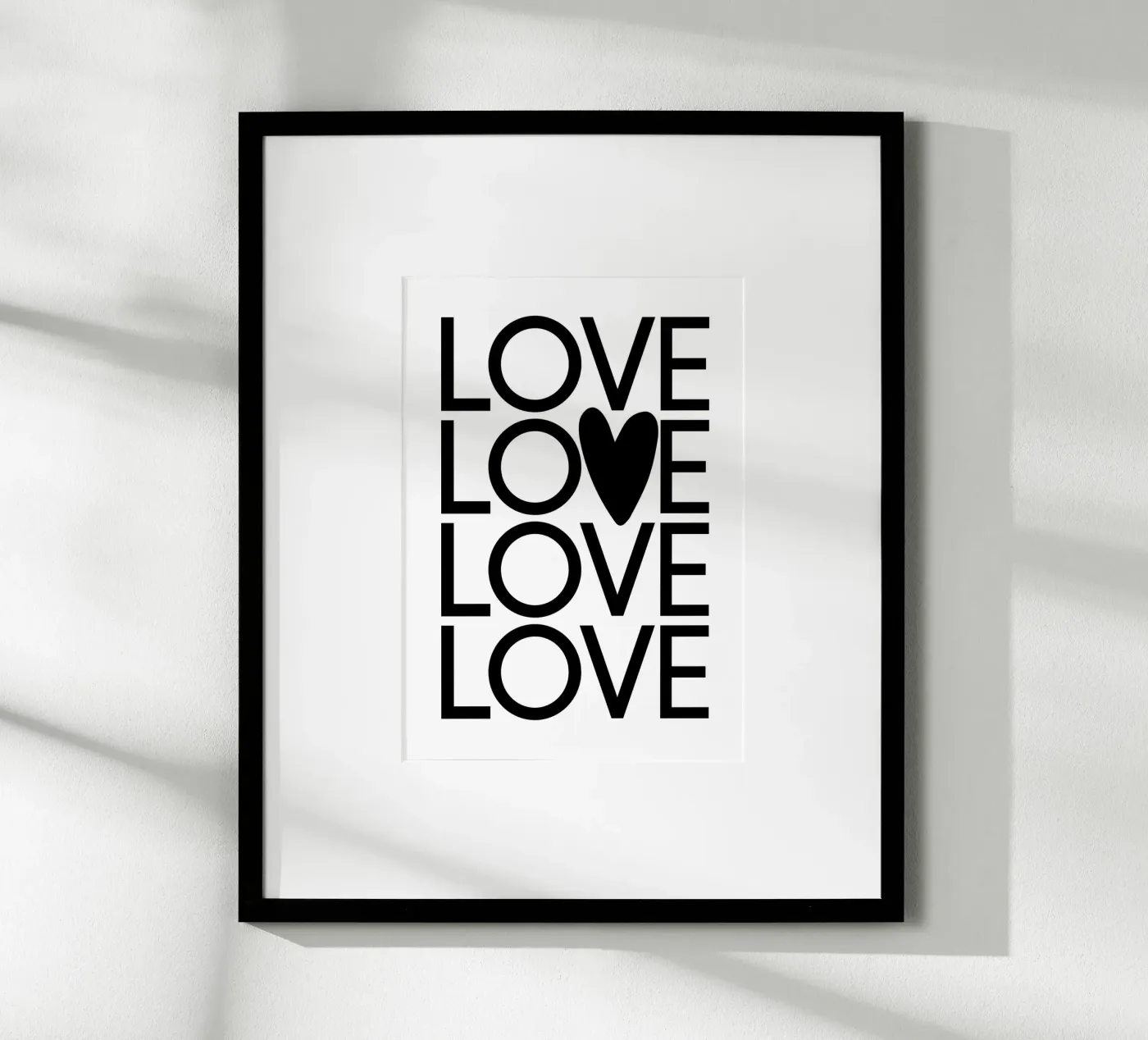 LOVE poster da STUDIO Wunderwerk