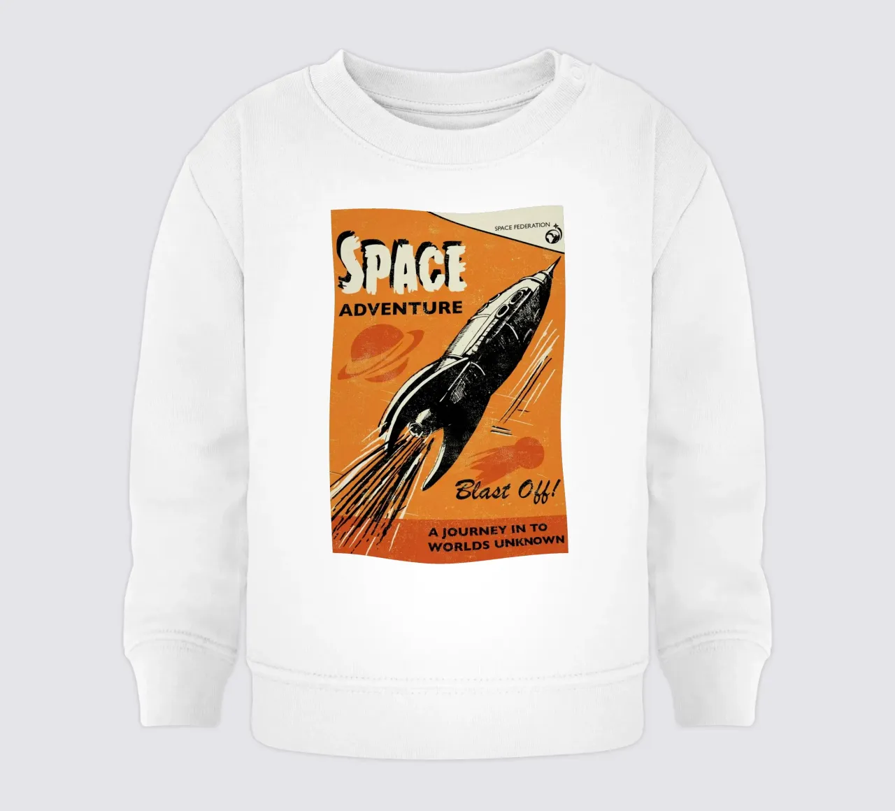 Space Adventure felpa neonato da Rocket68