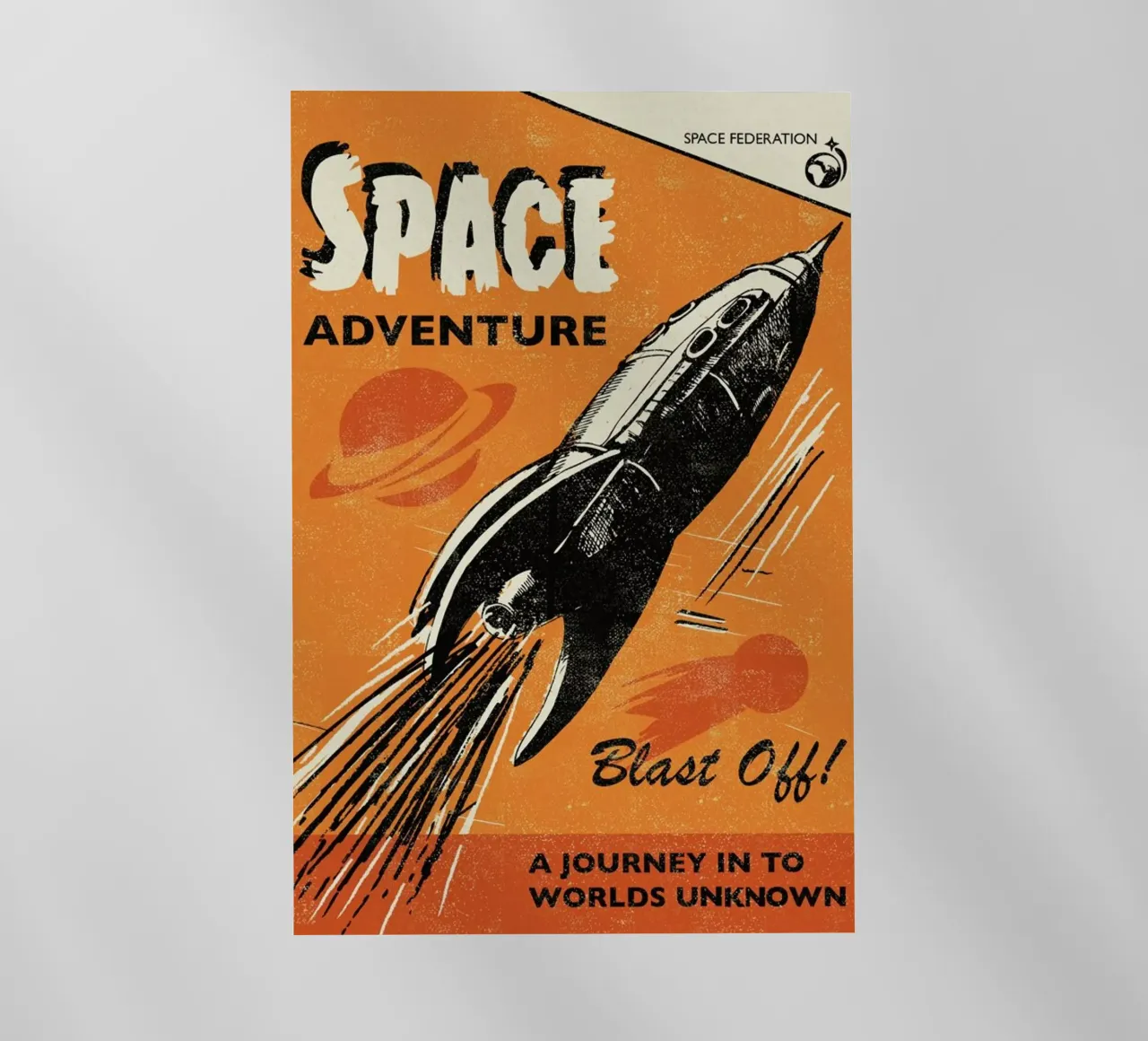 Space Adventure pellicola backlit da Rocket68