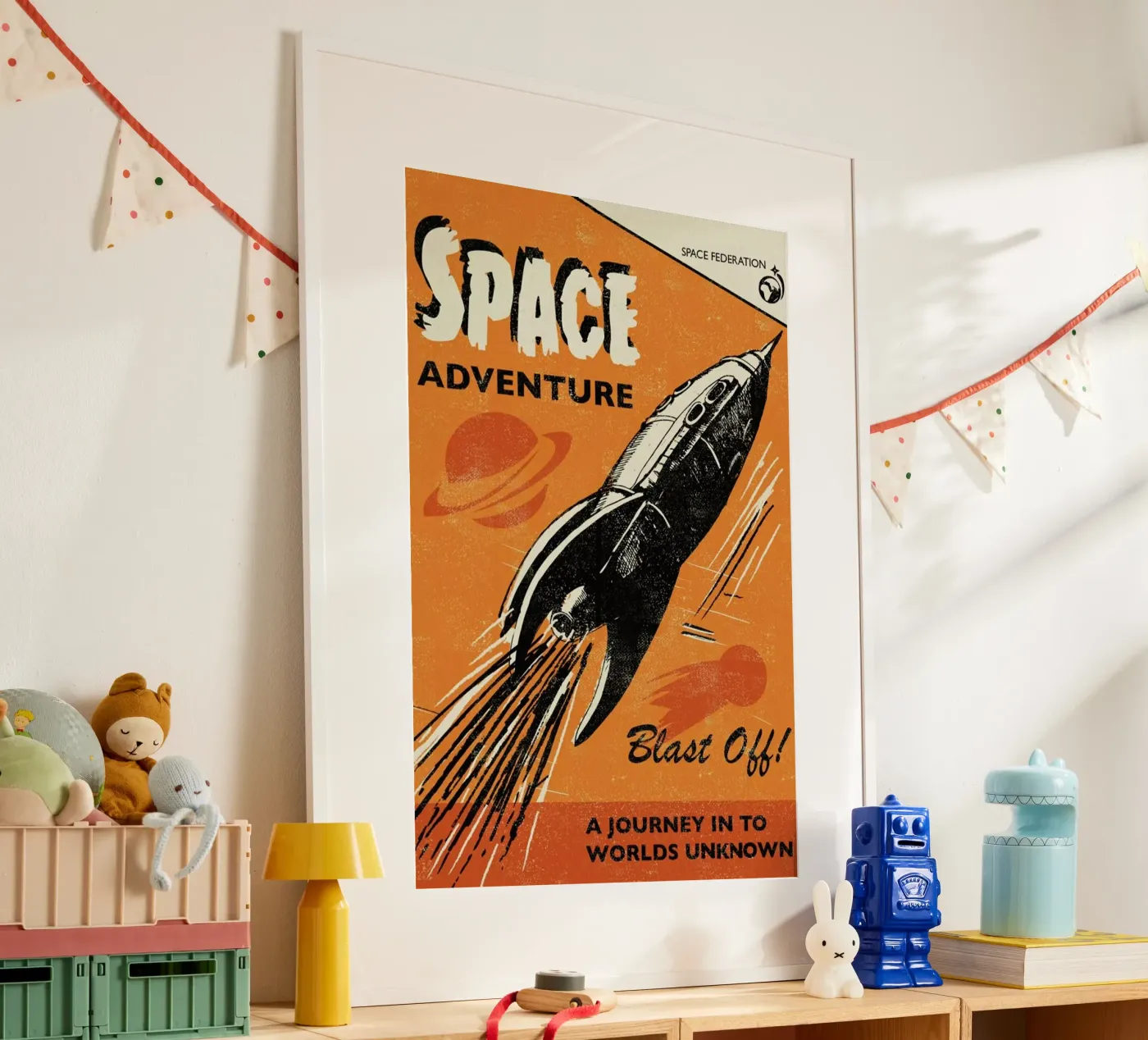 Space Adventure poster da Rocket68