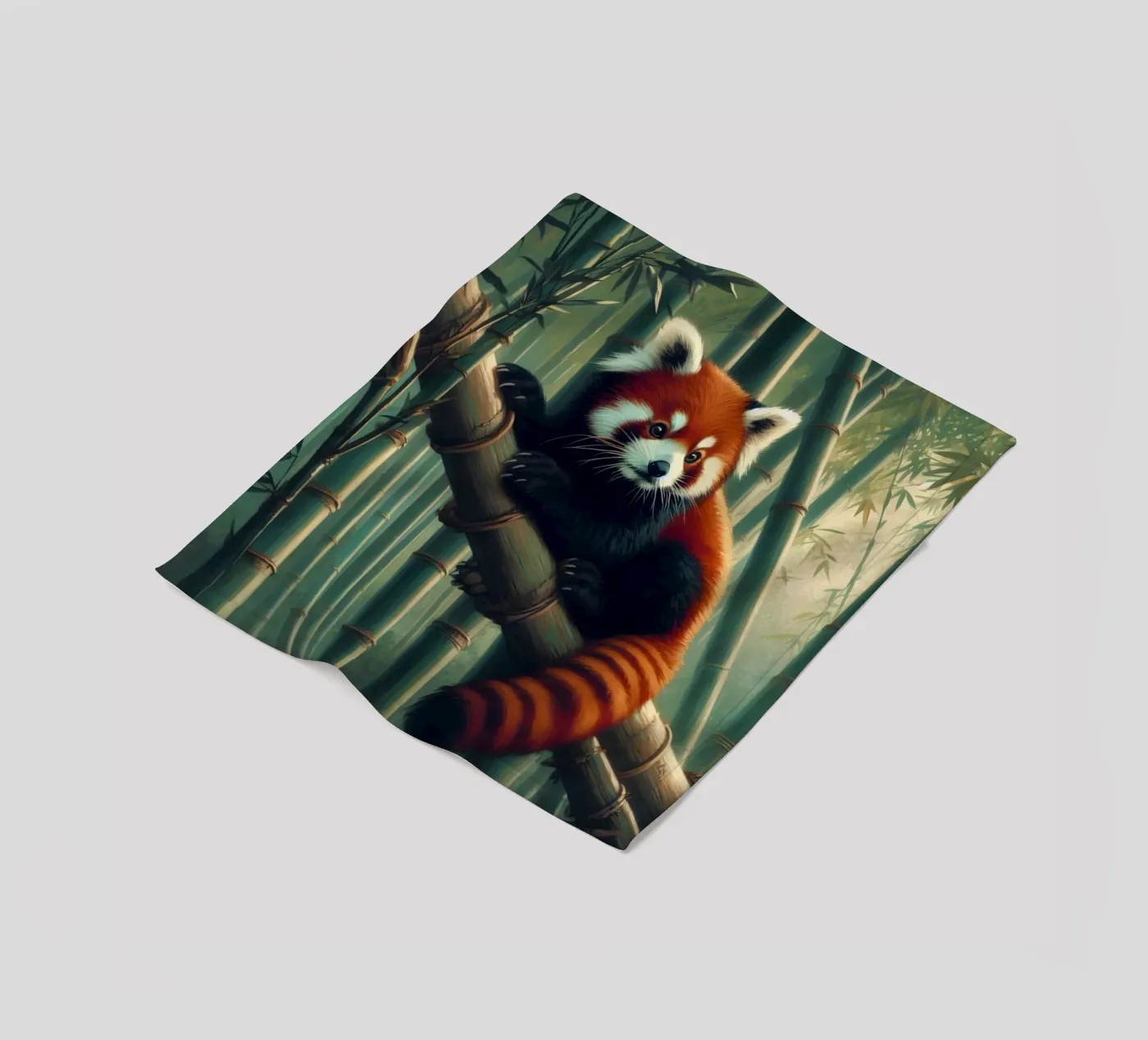 PANDA ROUX Fleecedecke von RUBIANT ART