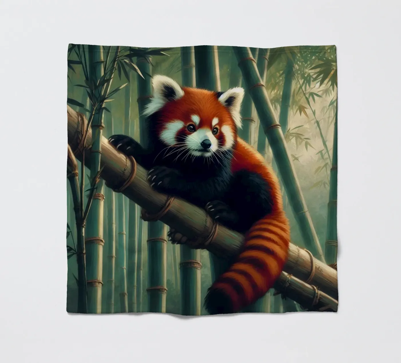 PANDA ROUX fleecedeken van RUBIANT ART
