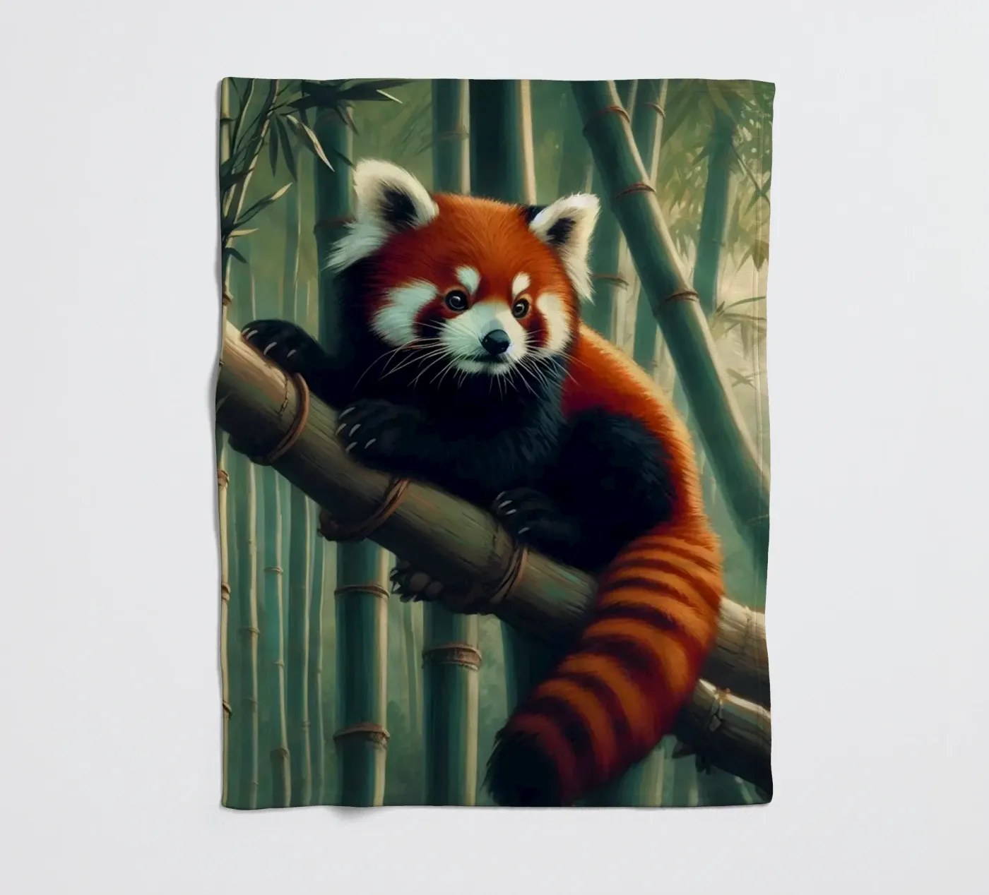 PANDA ROUX Fleecedecke von RUBIANT ART