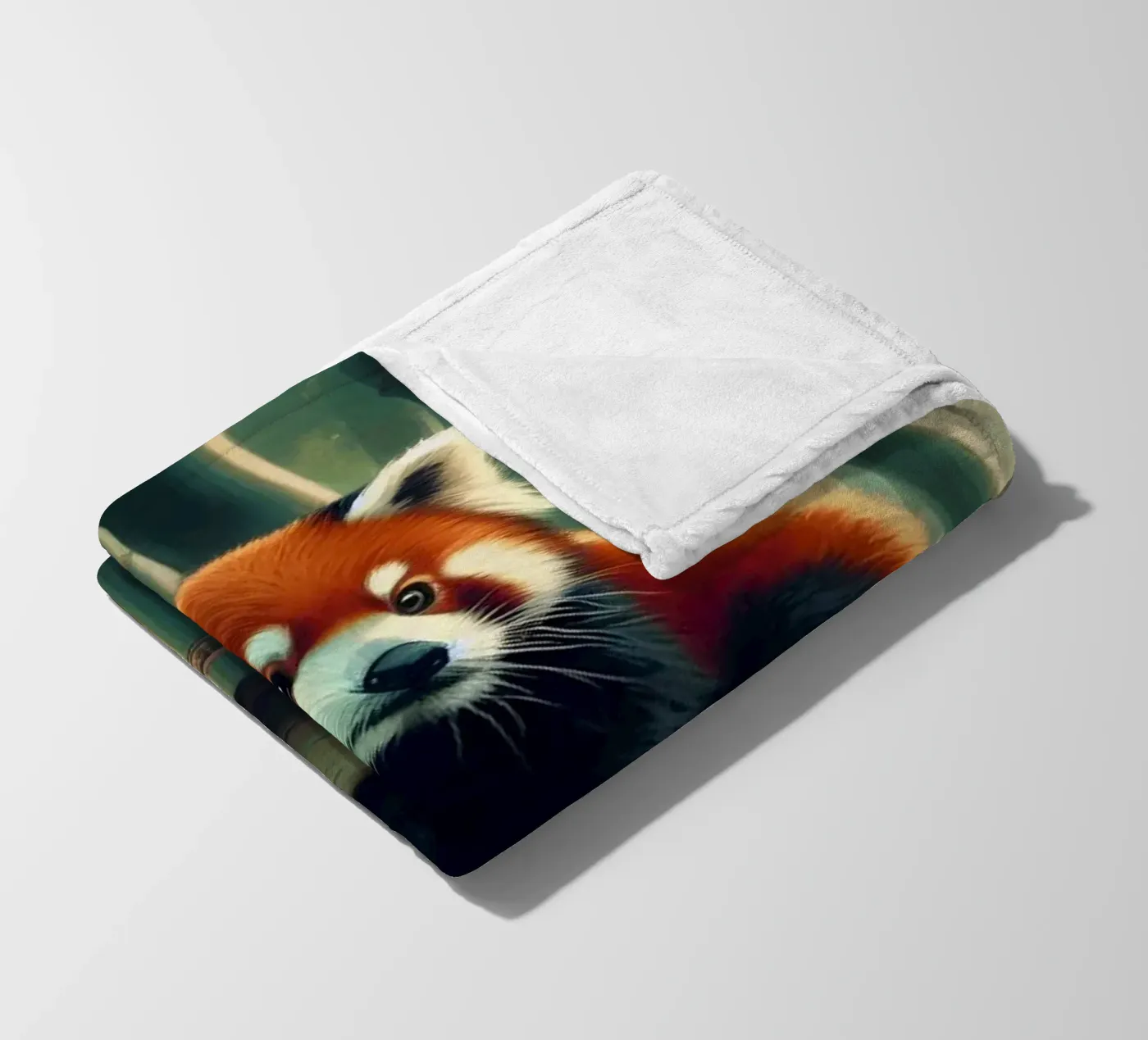 PANDA ROUX fleecedeken van RUBIANT ART