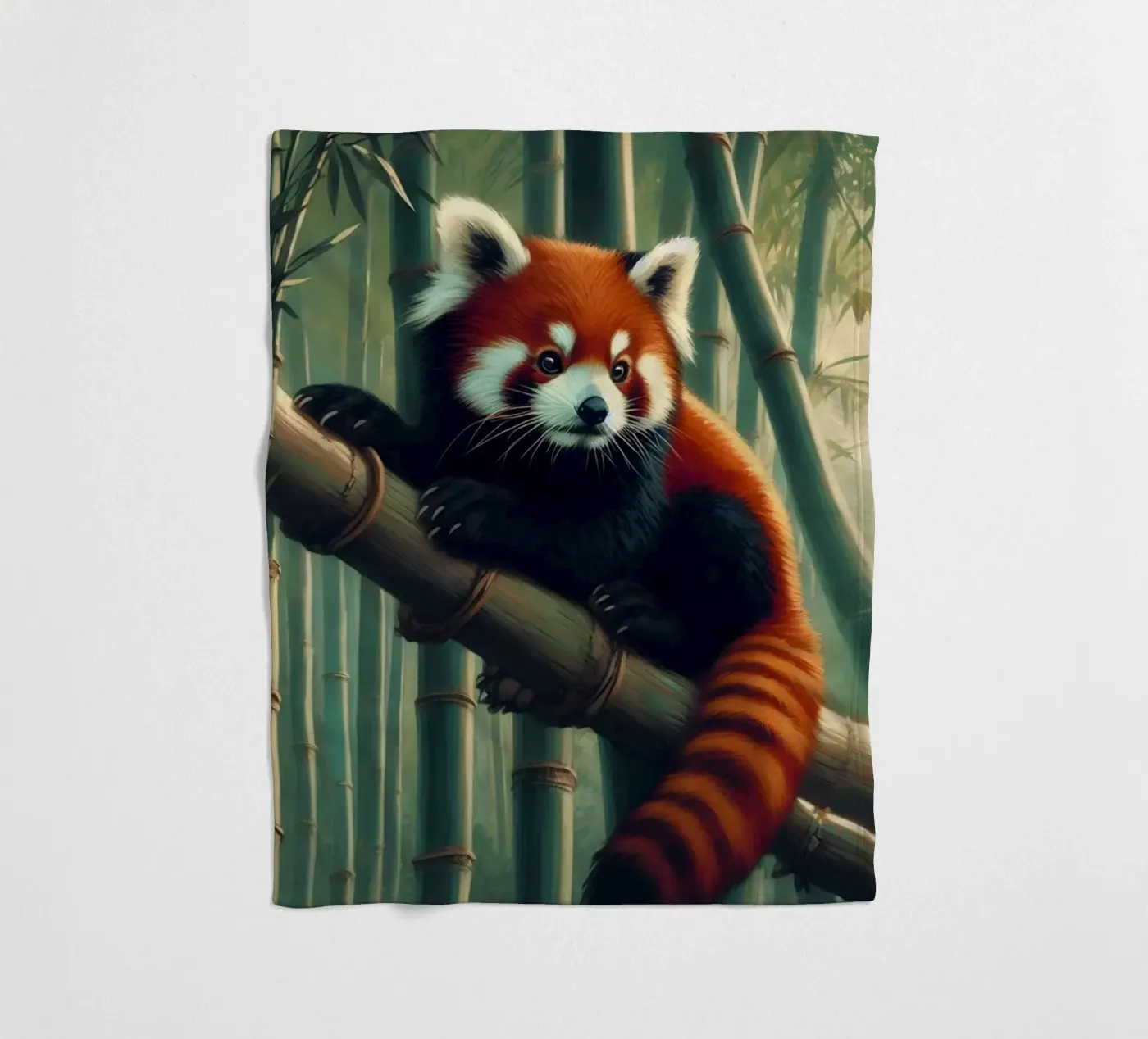 PANDA ROUX Fleecedecke von RUBIANT ART