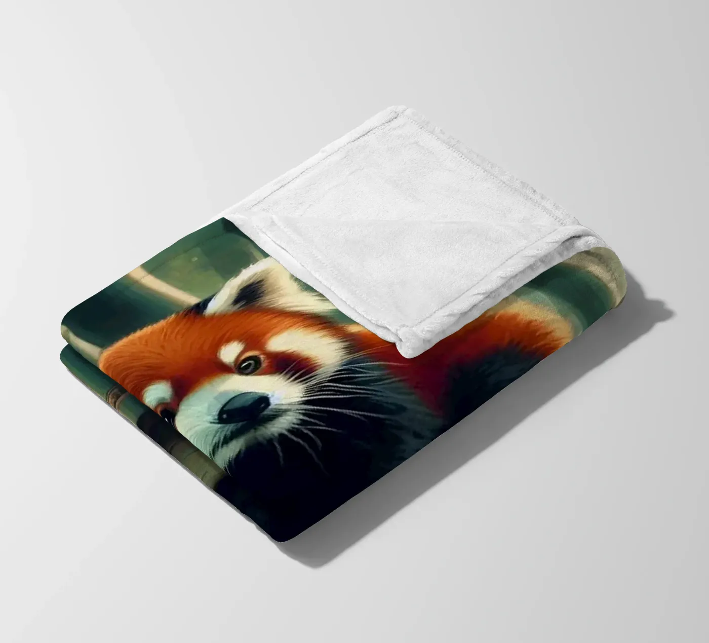 PANDA ROUX fleecedeken van RUBIANT ART