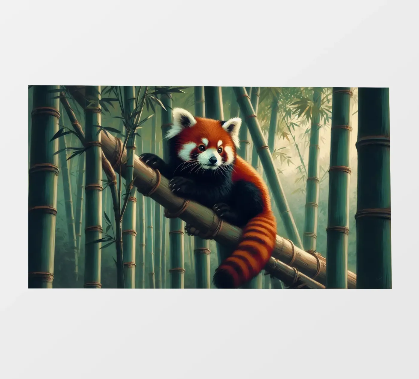 PANDA ROUX pellicola backlit da RUBIANT ART