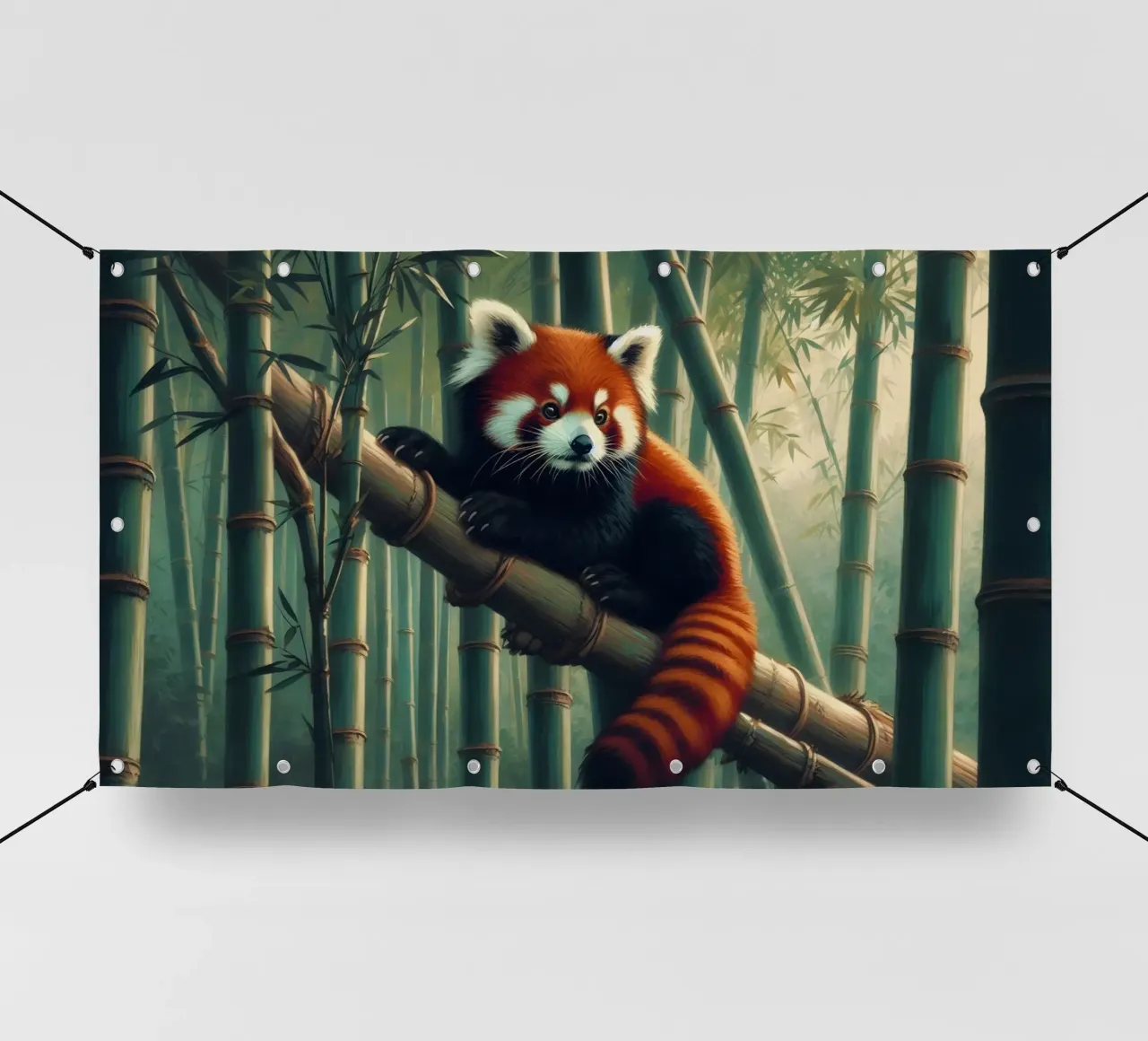 PANDA ROUX telo in pvc da RUBIANT ART