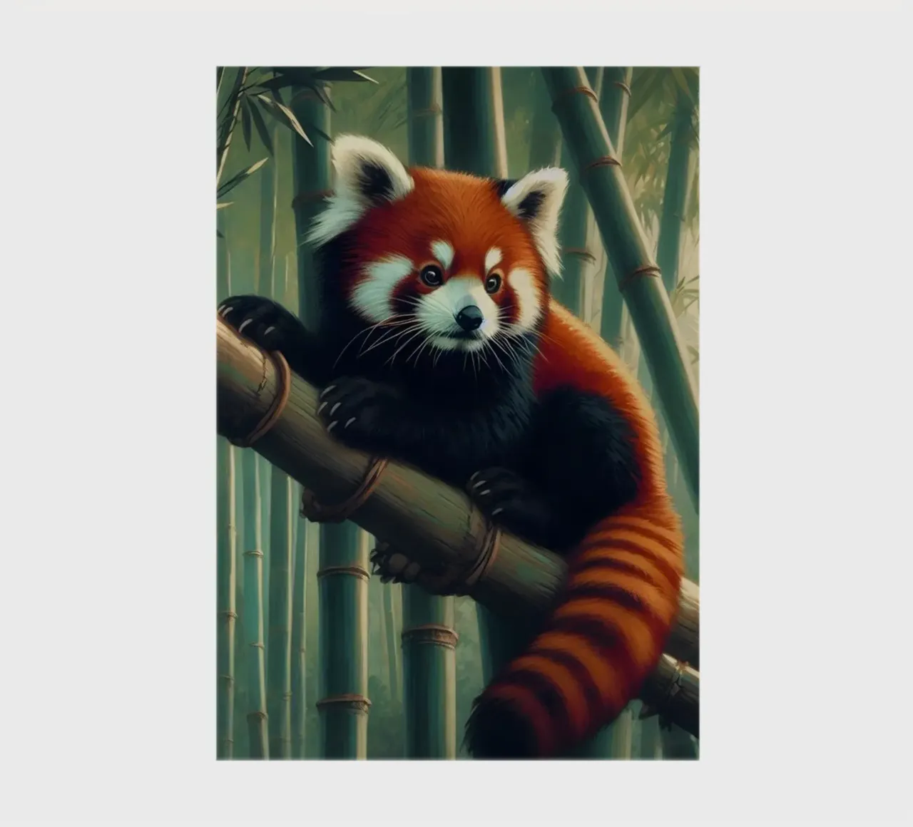 PANDA ROUX notebook by RUBIANT ART