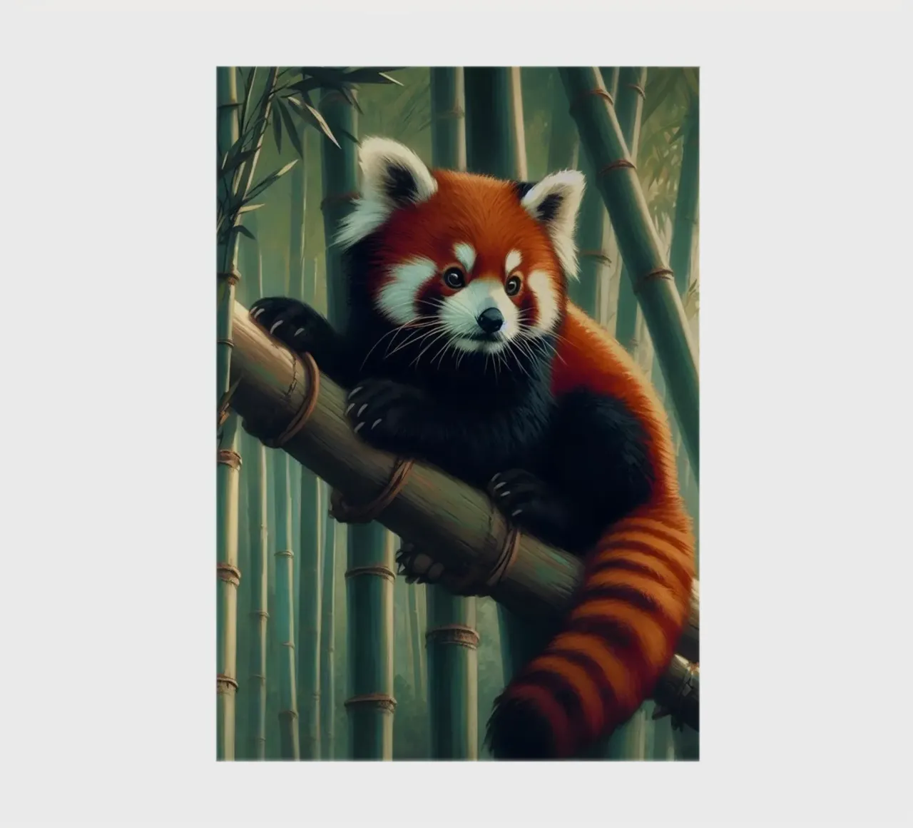 PANDA ROUX notebook by RUBIANT ART
